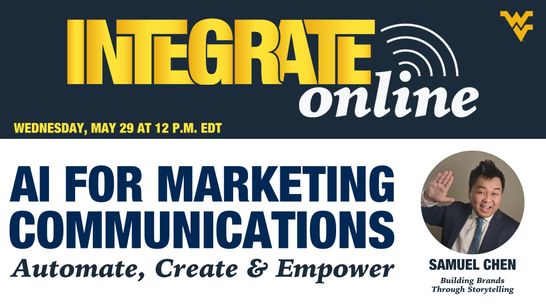 Integrate Online | AI for Marketing Communications: Automate, Create & Empower featuring Samuel Chen