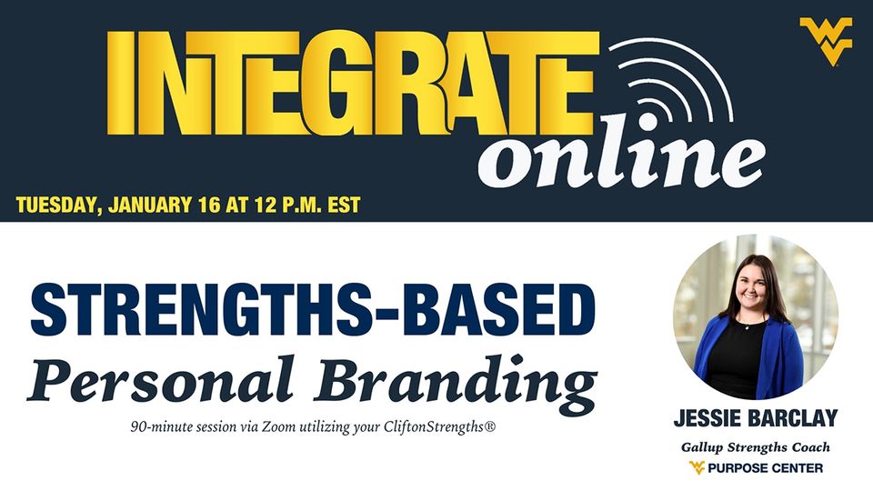 Strengths-Based Personal Branding on Integrate Online